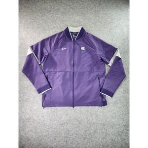 Nike Jacket Mens L Purple On Field Long Sleeve‎ Football Kansas State Wildcats